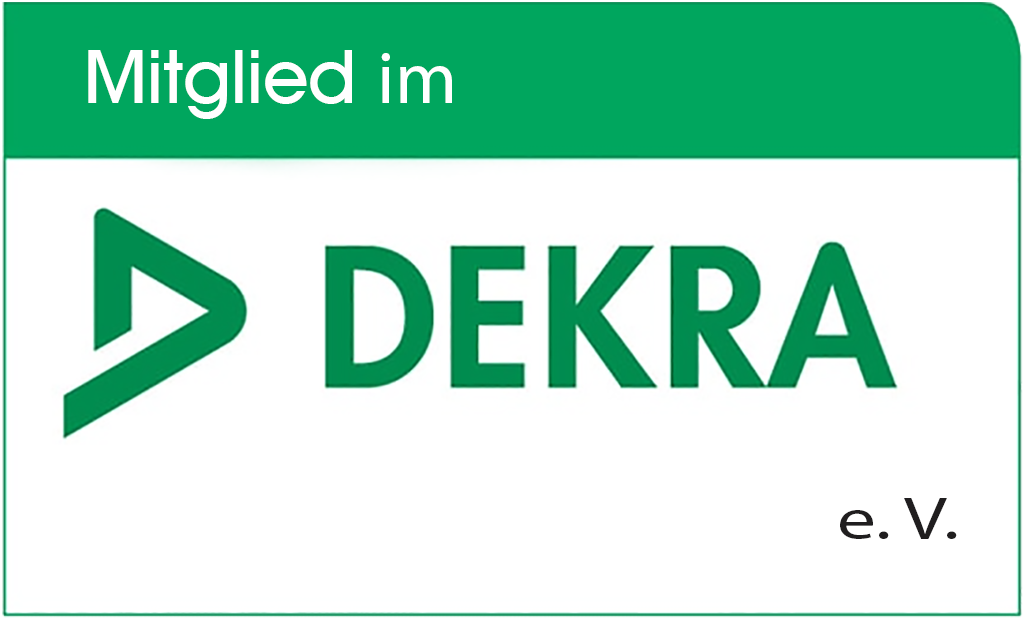 Logo mit dem Hinweis Mitglied im DEKRA e. V.